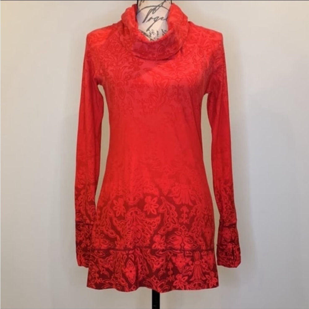 Athleta Nadi Cowl Neck Tunic Top (S)